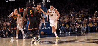 j9九游会老哥俱乐部交流🚨麻烦大了！约基奇与霍姆格伦纠缠被吹个人第4犯&掘金挑战失败